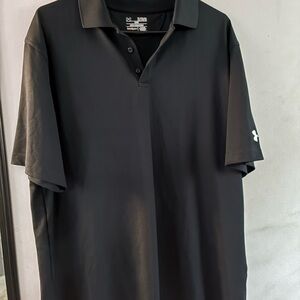 Under Armour Men's Black Performance Polo NWT XL